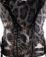 Roberto Cavalli Leopard Corset