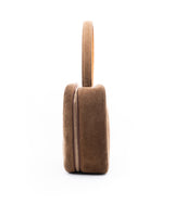 Chanel CC Suede Top Handle Bag