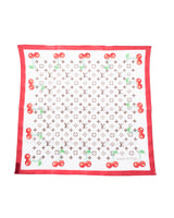 Louis Vuitton X Takashi Murakami Monogram Cherry Scarf
