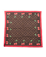 Louis Vuitton X Takashi Murakami Monogram Cherry Scarf