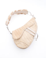 Dior Mink & Eel Saddle Bag