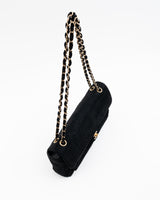 Chanel Pony & Velvet Chocolate Bar Flap Bag