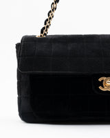 Chanel Pony & Velvet Chocolate Bar Flap Bag