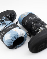 Dior Trompe L'oeil Denim Print Moon Boots - EU 38 / 40