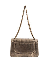 Chanel Python Jumbo Classic Flap Bag