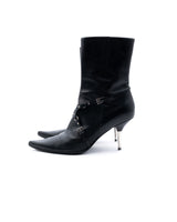 Dior Leather Bondage Boots