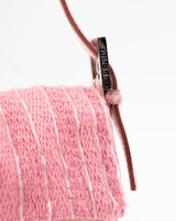 Fendi Pony Hair Beaded Baguette