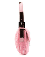 Fendi Pony Hair Beaded Baguette