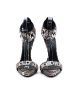 Giuseppe Zanotti Snakeskin Leather Heels