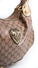 Gucci Monogram Hobo Shoulder Bag