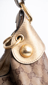 Gucci Monogram Hobo Shoulder Bag