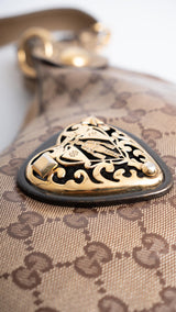 Gucci Monogram Hobo Shoulder Bag