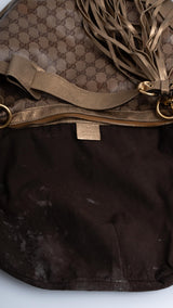 Gucci Monogram Hobo Shoulder Bag