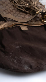 Gucci Monogram Hobo Shoulder Bag