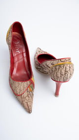 Dior Monogram Rasta Heels
