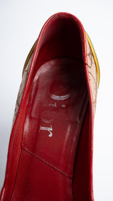 Dior Monogram Rasta Heels
