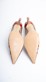 Dior Monogram Rasta Heels