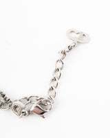 Dior Rhinestone Tag Necklace