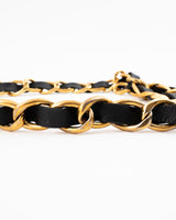 Chanel CC Leather Chain Belt