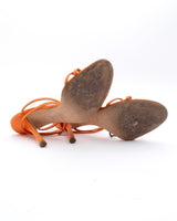 Dior Leather Spell Out Logo Heels