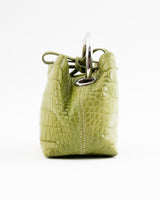 Prada Cleo Crocodile Mini Bag