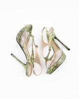 John Galliano Snakeskin Heels - EU 39