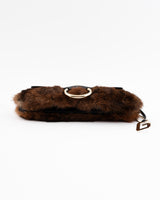Dolce & Gabbana Fur Chain Shoulder Bag