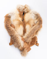 Cavalli Fur Fitted Jacket