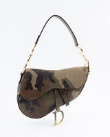 Dior Camo Saddle Bag