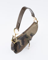 Dior Camo Saddle Bag