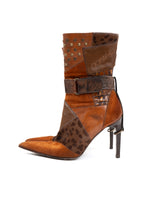 El Dantes Pony Patchwork Boots