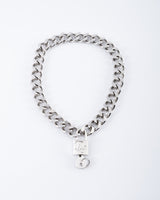 Dior Cuban Chain Padlock Necklace