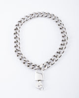 Dior Cuban Chain Padlock Necklace