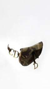 Dior Camo Mini Saddle Belt Bag