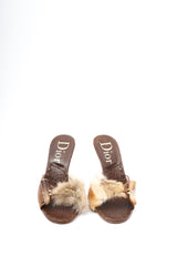 Dior Fur Heels EU 37.5