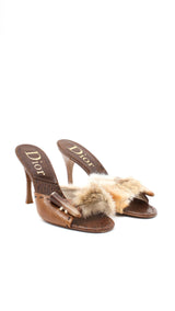 Dior Fur Heels EU 37.5