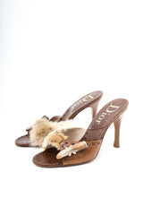 Dior Fur Heels EU 37.5