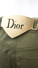 Dior Logo Plate Trousers