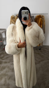 Vintage Fox & Mink Fur Coat