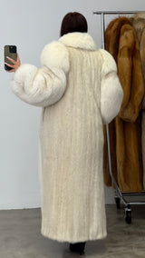 Vintage Fox & Mink Fur Coat