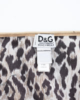 Dolce & Gabbana Metallic Leopard Print Swimsuit