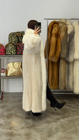 Vintage Fox & Mink Fur Coat
