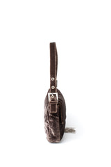 Fendi Velvet Tassel Baguette Bag