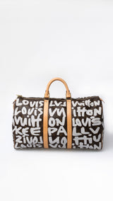 Louis Vuitton X Stephen Sprouse Monogram Graffiti Keepall 50