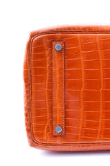 HERMÈS BIRKIN 35 - CROCODILE POROSUS ORANGE