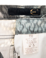 Roberto Cavalli Snake Print Trousers