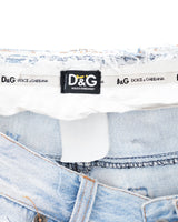 Dolce & Gabbana 'I <3' Low-Rise Jeans