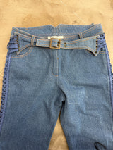 Dior Logo Plate Denim Trousers