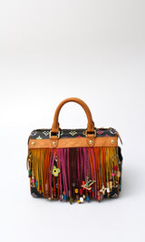 Louis Vuitton X Takashi Murakami Monogram Fringe Speedy 25