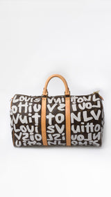 Louis Vuitton X Stephen Sprouse Monogram Graffiti Keepall 50